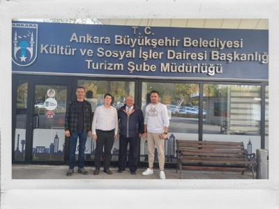 Başkanımız Fehmi Cem Yücel, ABB Kültür ve Sosyal İşler Dairesi Turizm Şube Müdürü Ömer Faruk Sarı'yı Makamında Ziyaret Etti (30.10.2024)