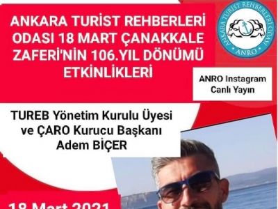 18 Mart Çanakkale Zaferi Sunumu 20.30' da ANRO İnstagram Canlı Yayında