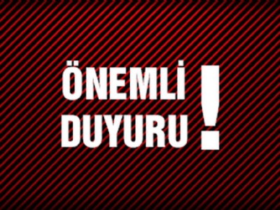 ÖNEMLİ GENEL KURUL DUYURUSU